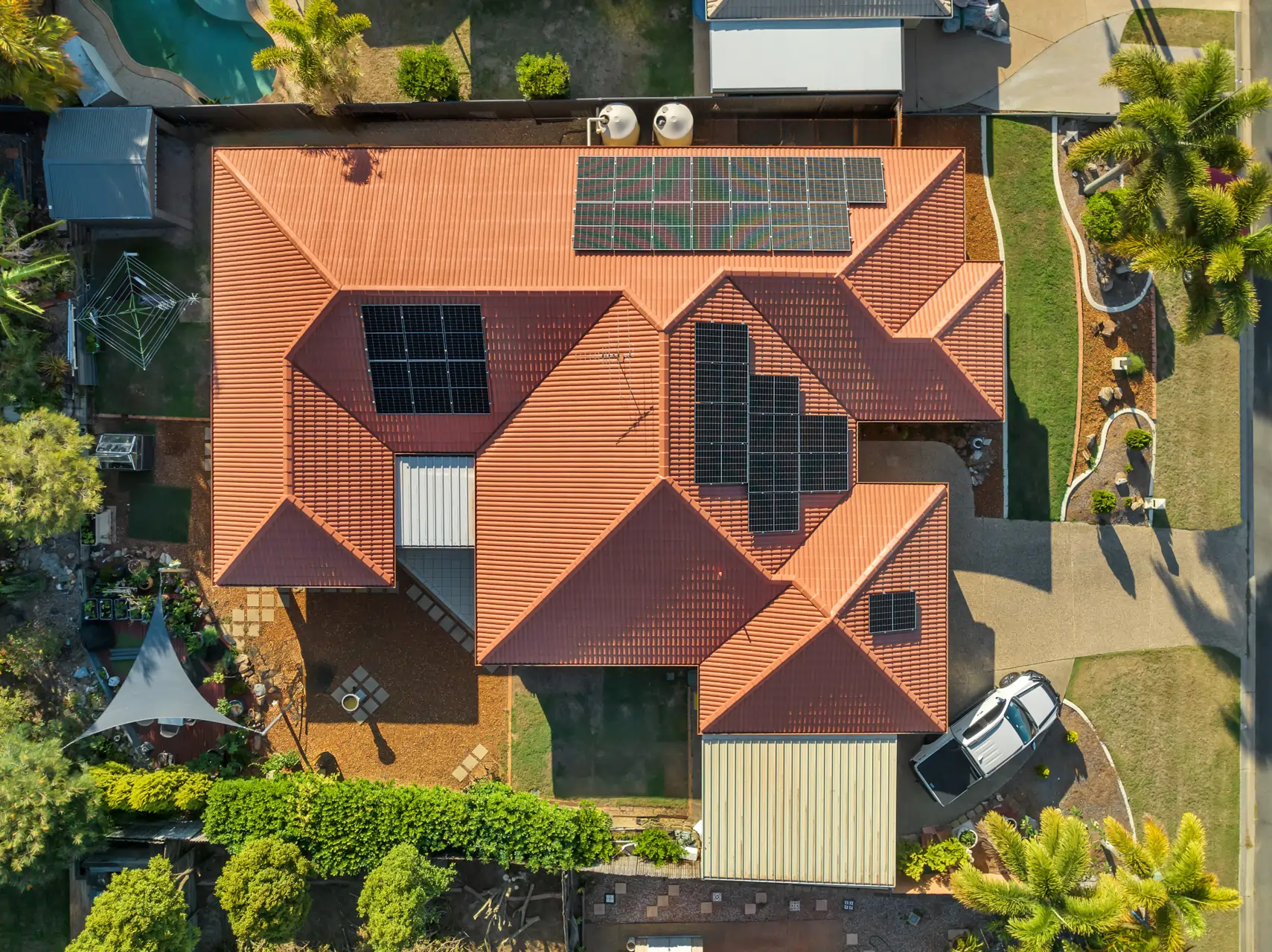 solar panel rooftop